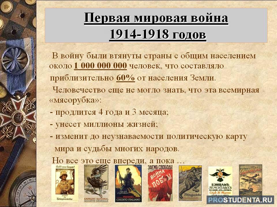 Первая мировая война 1914 1918 презентация 9 класс