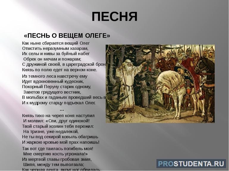 «Песнь о вещем Олеге»