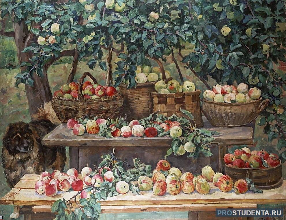 Изложение: Бунин : Антоновские яблоки