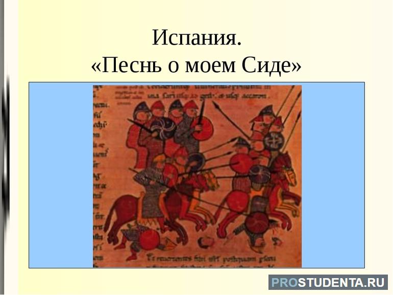 Краткое содержание, герои и анализ «Песни о моём Сиде»