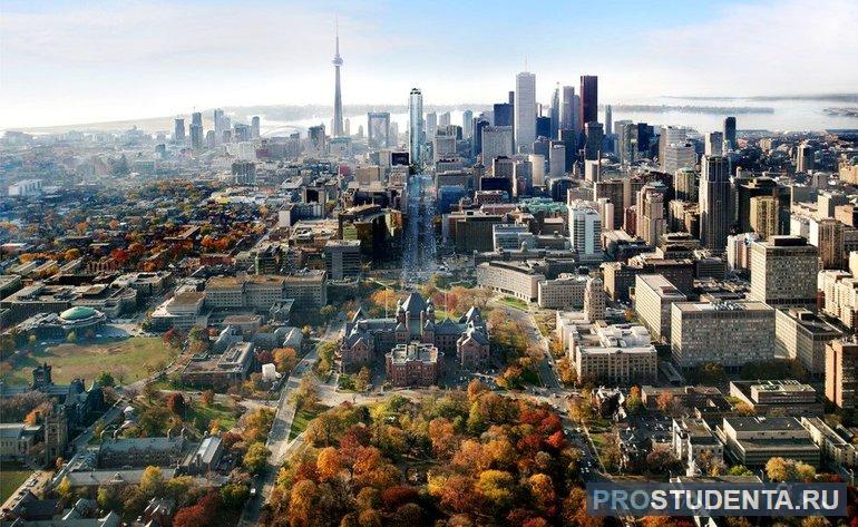 Список и описание крупнейших городов Канады